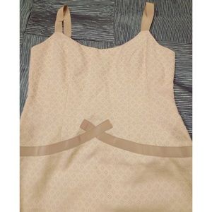 Nanette Lepore pique ribbon strap dress